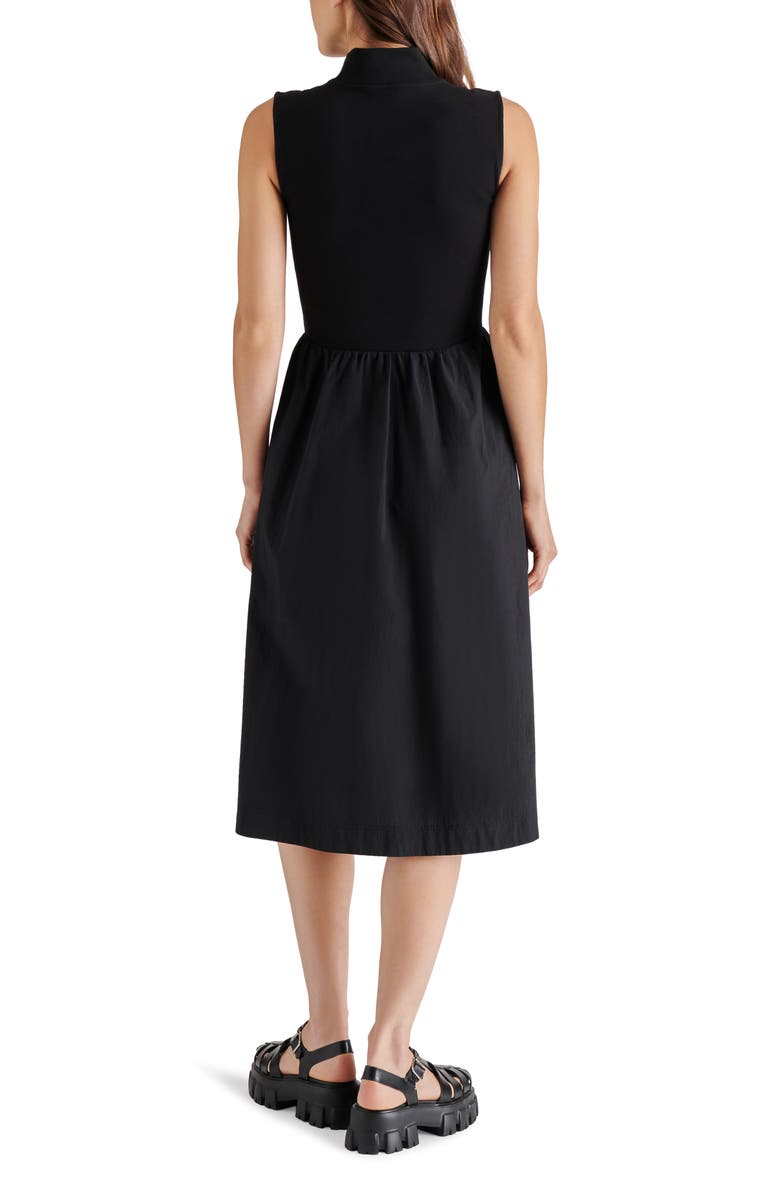 Steve Madden Berlin Sleeveless Half-Zip A-Line Dress | Nordstrom