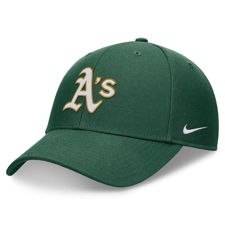 Nike Green Oakland Athletics Evergreen Club Performance Adjustable Hat