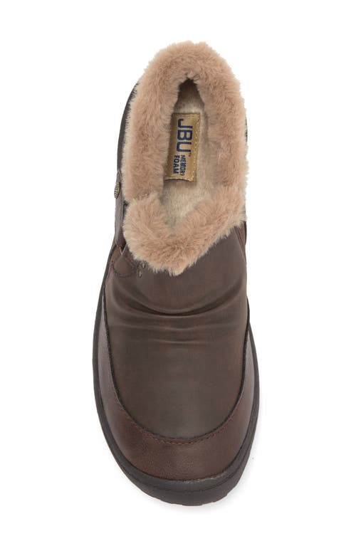 Jbu Women's Hook And Loop Heather Flat In Brown