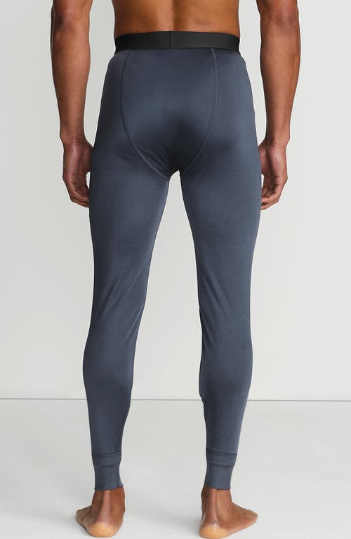 Shop Lands' End Silk Long Underwear Pants In Shale