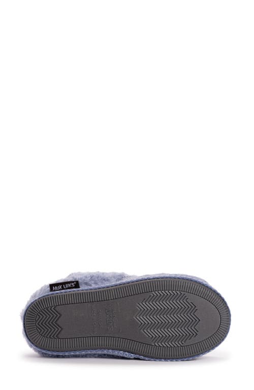 Muk Luks Moselle Faux Shearling Clog Slipper (women)<br /> In Moonstone