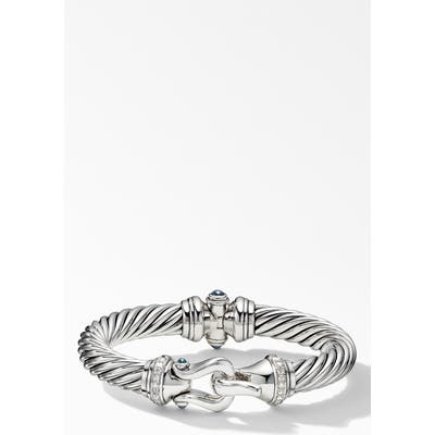 David Yurman Cable Buckle Bracelet With Diamonds