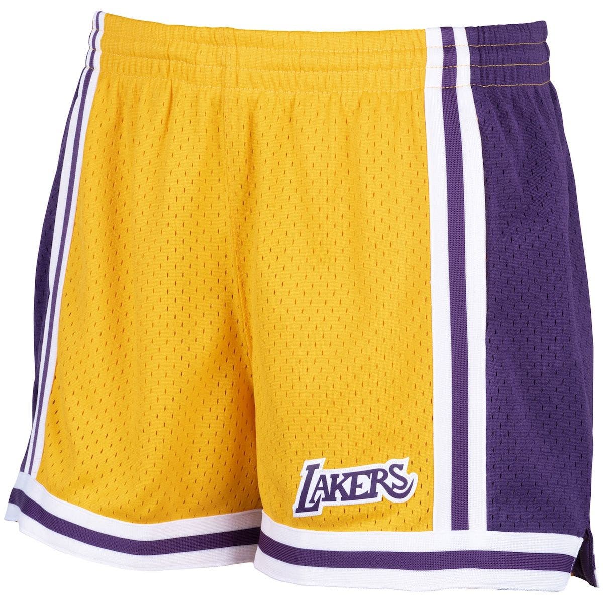 lakers mitchell and ness shorts