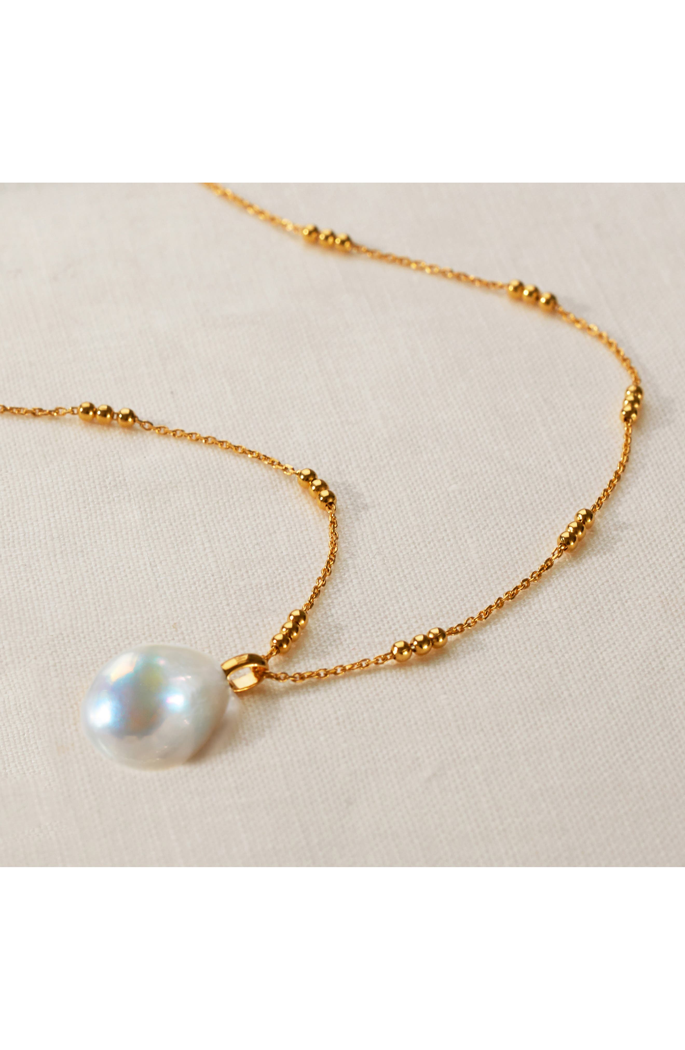 Monica Vinader Triple Beaded Chain 
