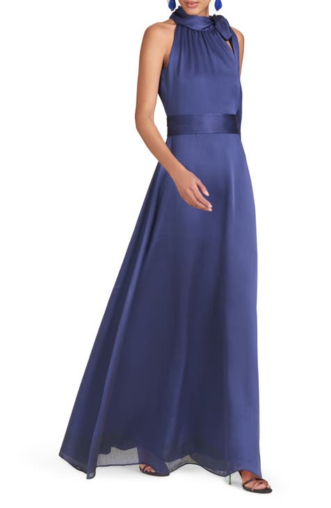 PLUS SIZE Women's Halter Neck Maxi Dress | Made in USA | 1X 2X 3X