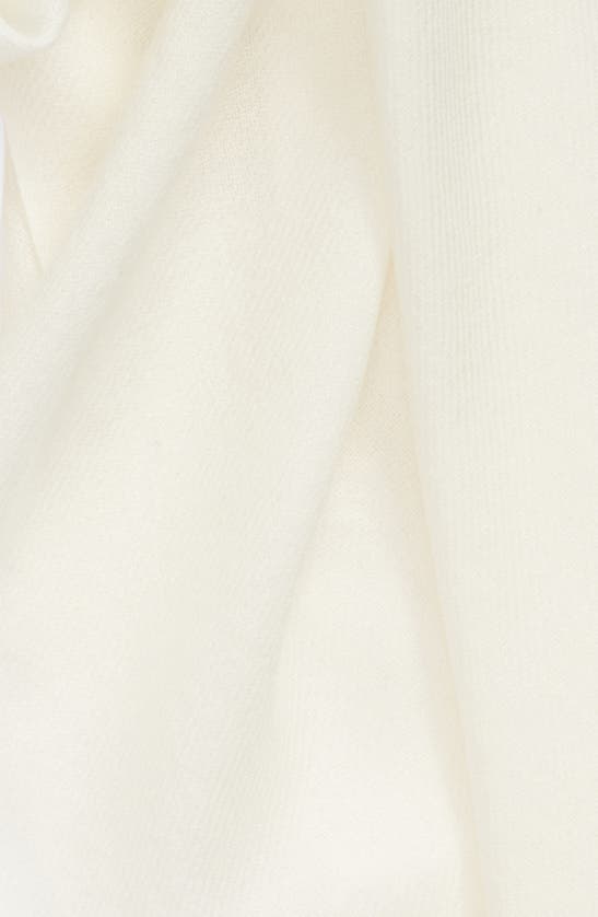 Shop Nordstrom Tissue Weight Wool & Cashmere Scarf In Ivory Winter