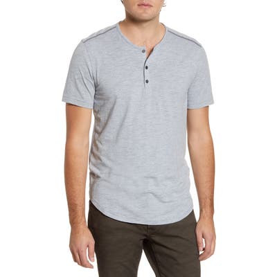 John Varvatos Star Usa Ryman Slub Henley, Blue