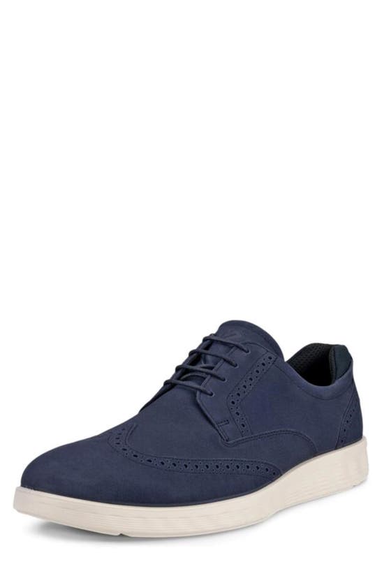 Ecco S. Lite Hybrid Brogue Derby In Night Sky