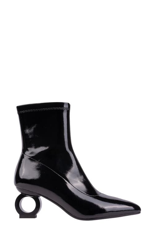 Ninety Union Greece Pointed Toe Bootie In Black