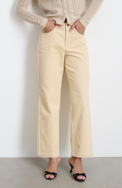 Shop Alex Mill Darci Corduroy Chinos In Light Bone