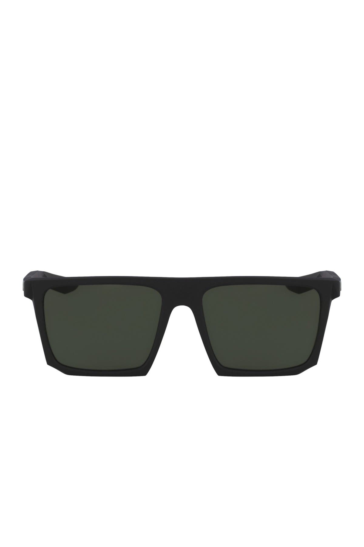 Ledge 56mm Angular Flat Top Sunglasses 
