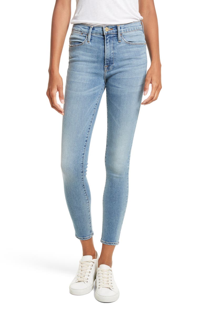 FRAME Le High Crop Skinny Jeans (Loehr) | Nordstrom