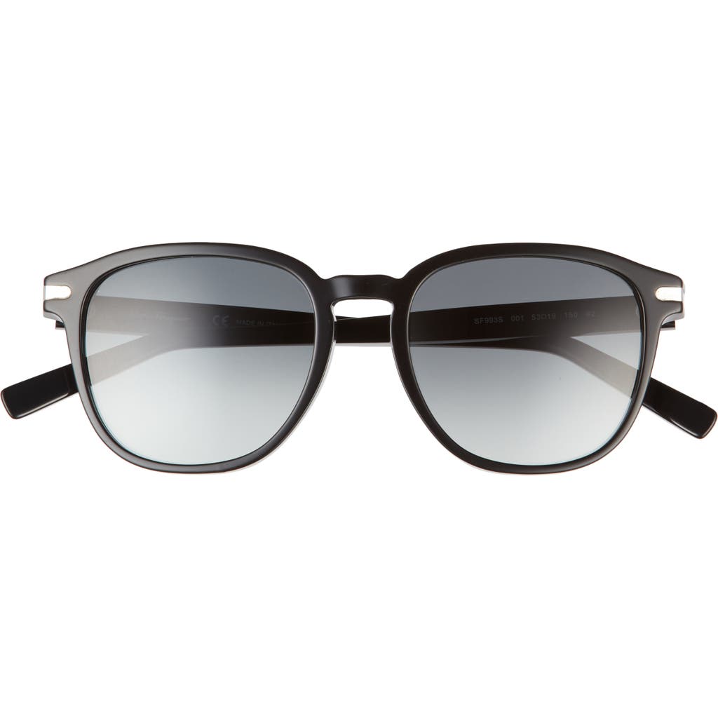 Ferragamo Timeless 53mm Rectangular Sunglasses In Gray