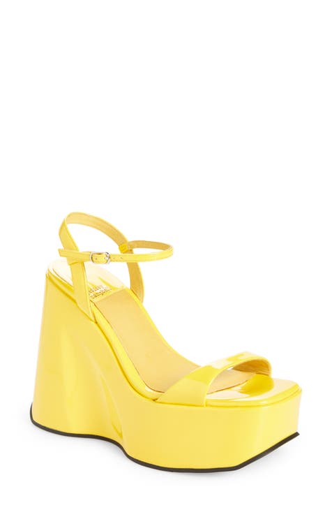 販促品製作 yello ASTEROID DEFORMED WEDGE SANDALS サンダル