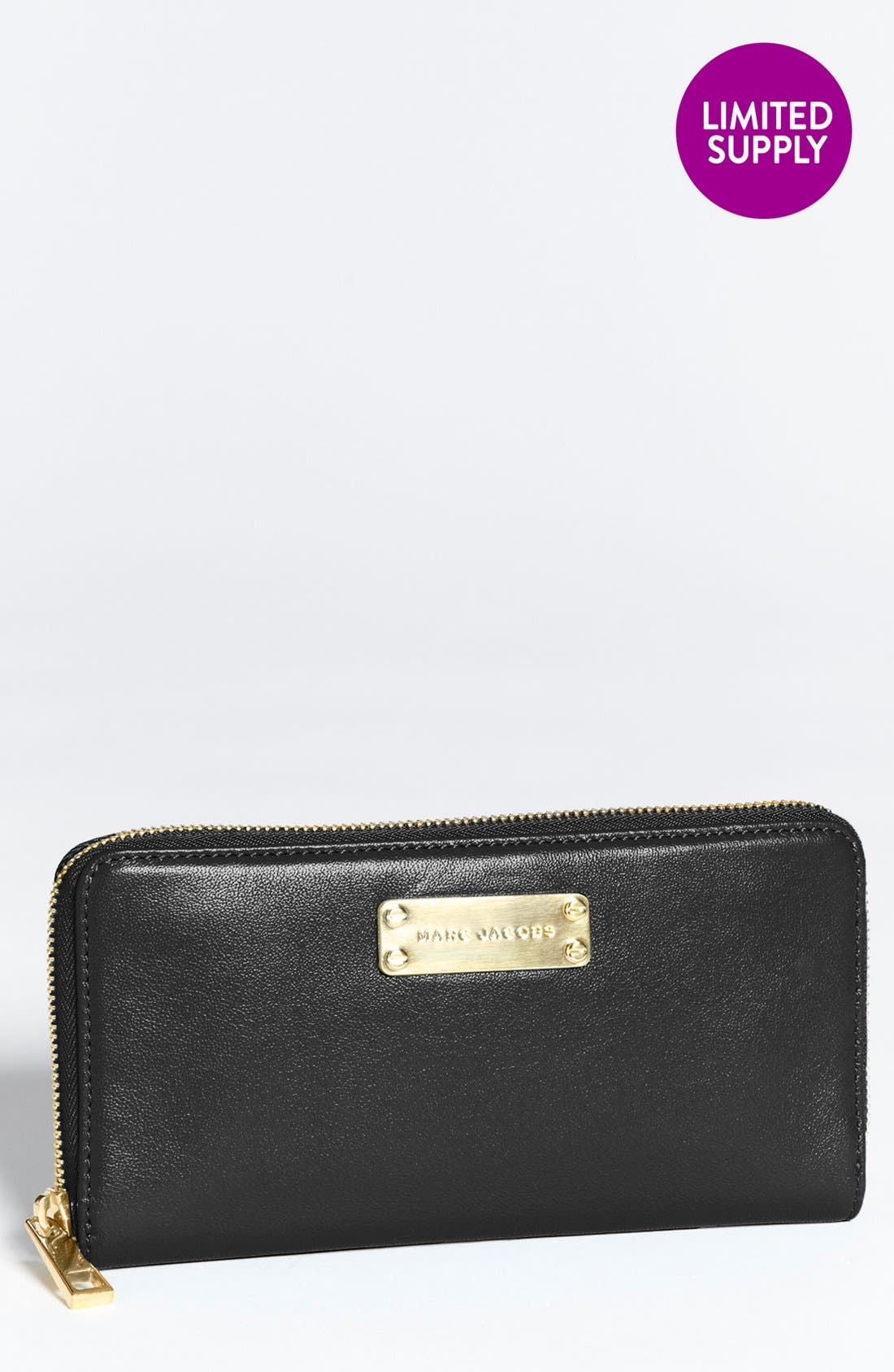MARC JACOBS 'Deluxe' Leather Zip Wallet Nordstrom