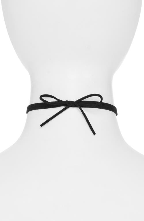 Bp. Rosette Choker In Black