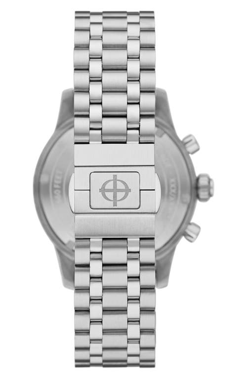 Shop Zodiac Sea Chron Bracelet Chronograph Watch, 42mm In Silver