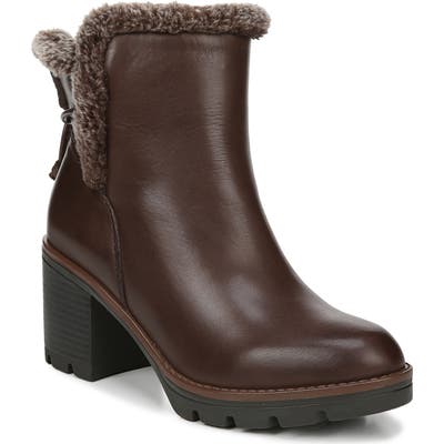 Naturalizer Valene Waterproof Bootie- Brown