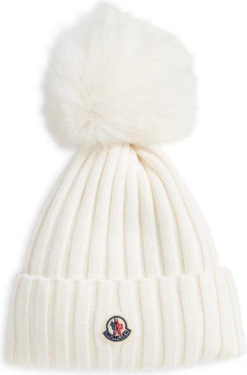 Moncler hot sale hat fur