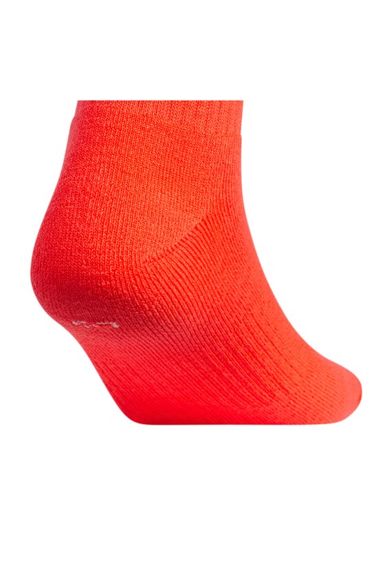 Shop Adidas Originals Gender Inclusive Assorted 6-pack Quarter Crew Socks In Aqua Blue/ Fuchsia/ Red