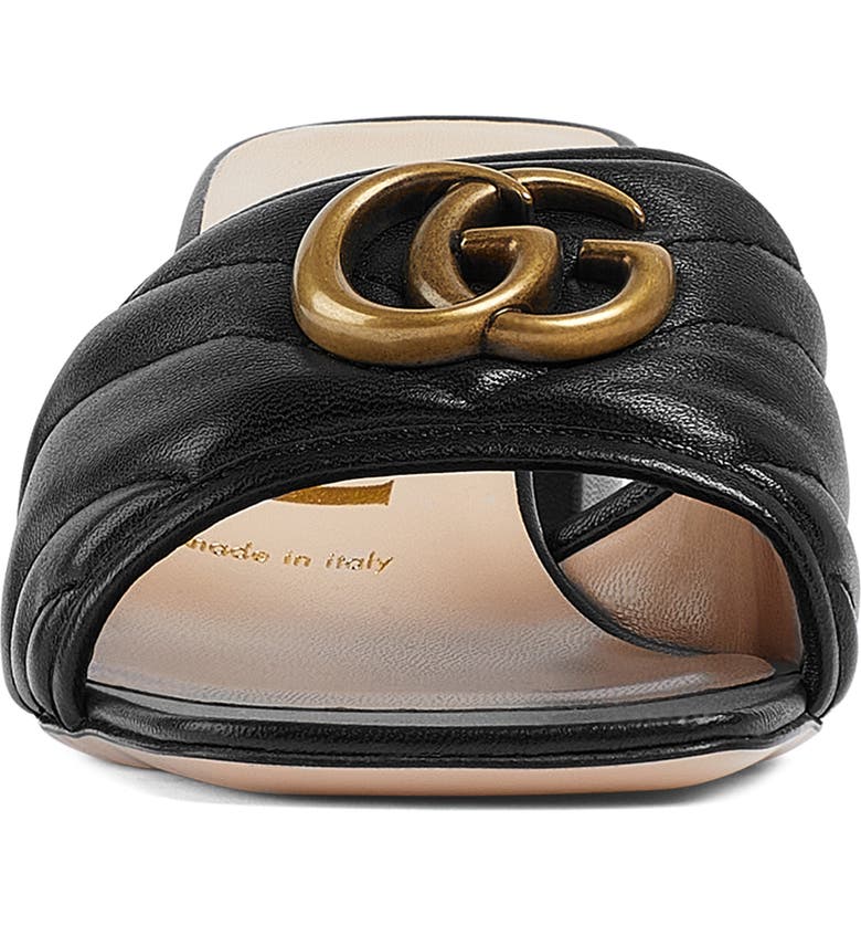 Gucci GG Chevron Matelassé Slide Sandal (Women) | Nordstrom