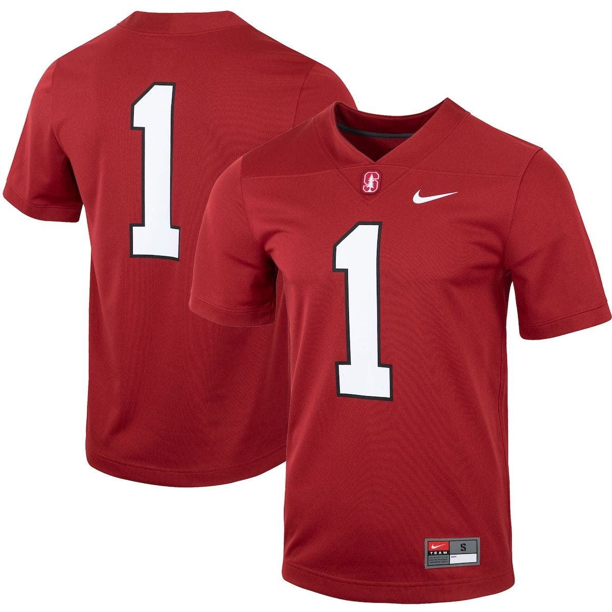 UPC 194305906546 product image for Men's Nike #1 Cardinal Stanford Cardinal Untouchable Football Jersey at Nordstro | upcitemdb.com