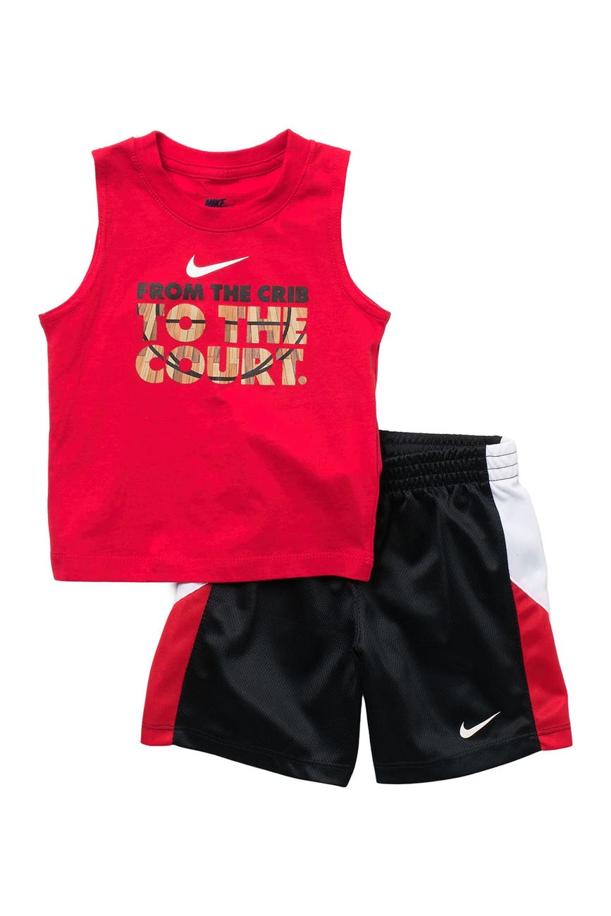 Nike | Muscle Shirt & Shorts Set | Nordstrom Rack