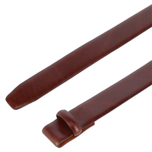 Shop Trafalgar Cortina Leather 30mm Compression Belt Strap In Honey Maple