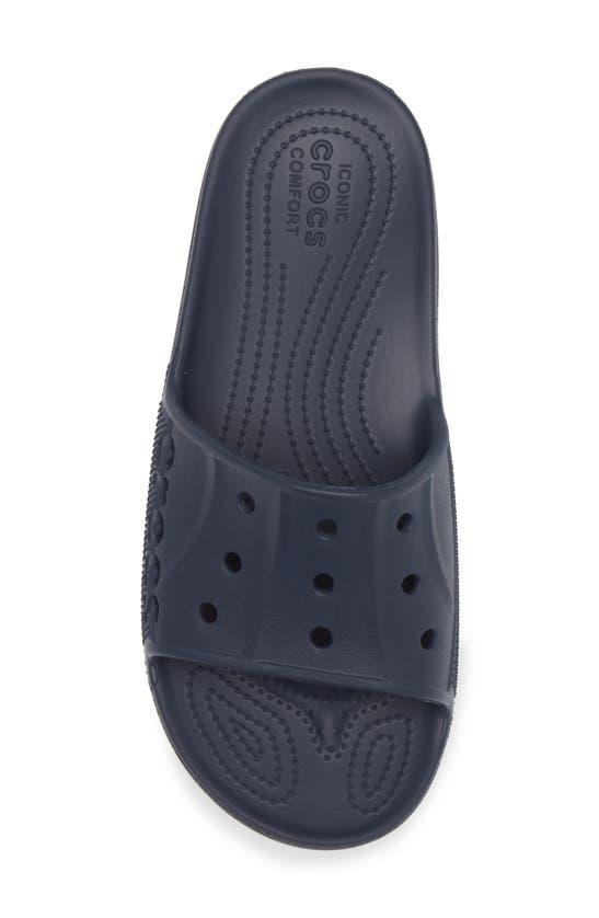 Shop Crocs Baya Ii Slide Sandal In Navy