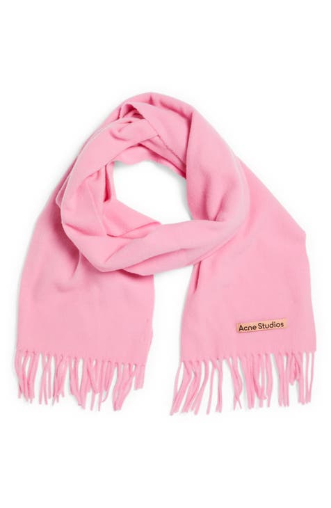 Acne Studios - Monogram jacquard scarf - Pink/light pink