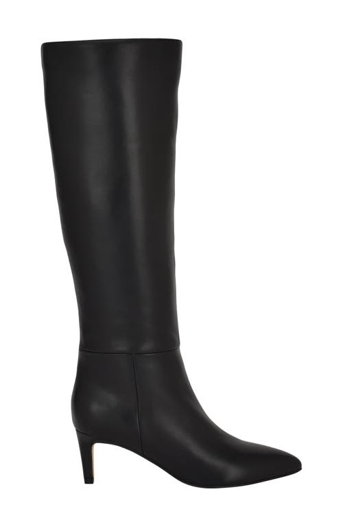 Shop Calvin Klein Garray Knee High Boot In Black