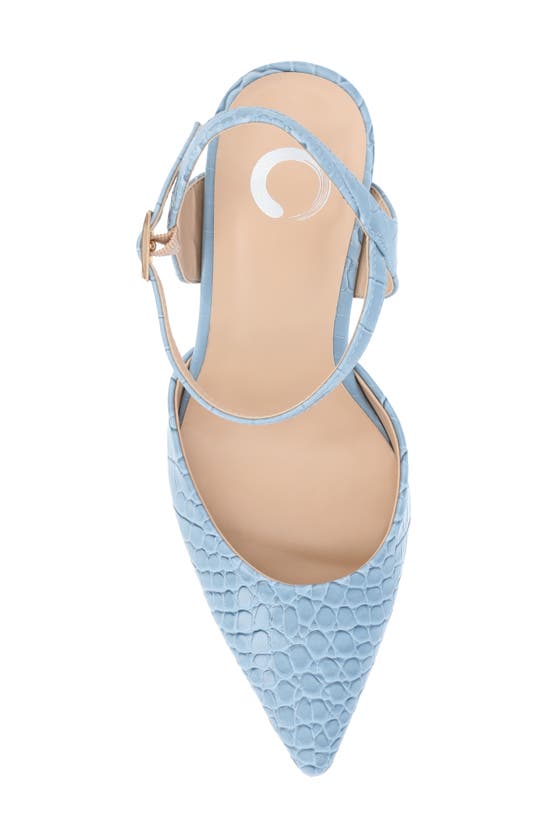 JOURNEE COLLECTION JOURNEE COLLECTION NIXEY CROC EMBOSSED PUMP