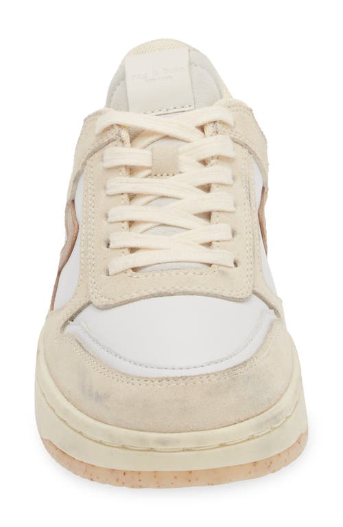 Shop Rag & Bone Retro Court Sneaker In Whtcinnmn