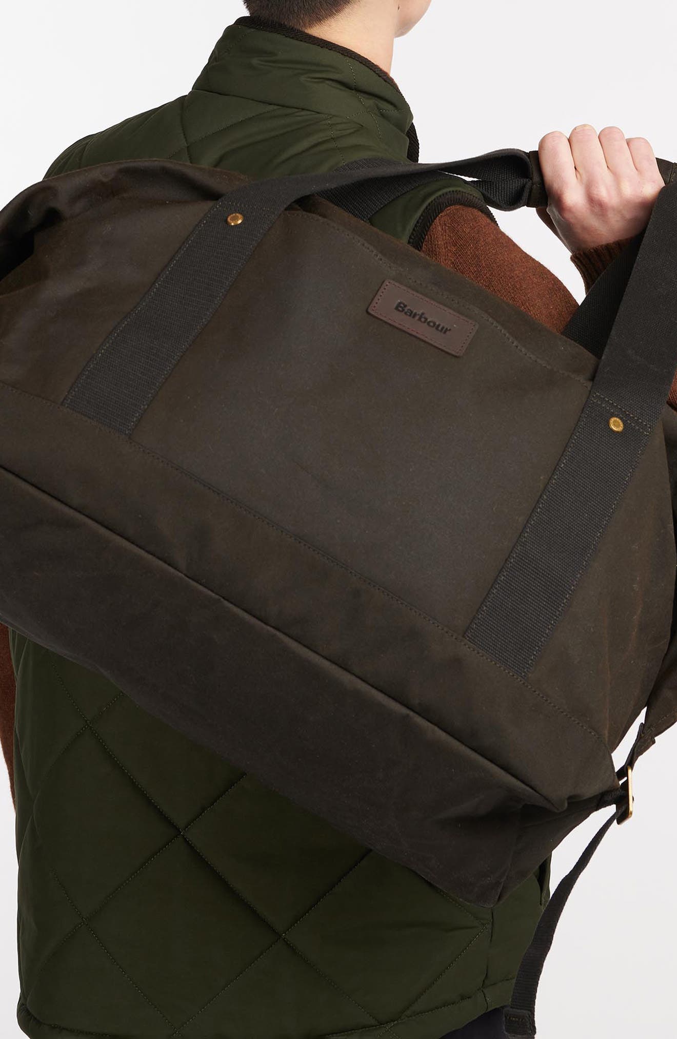 barbour essential wax holdall