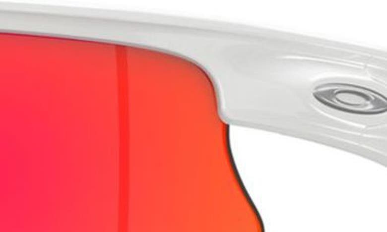 Shop Oakley Bisphera 68mm Prizm™ Gradient Oversize Rectangular Sunglasses In Ruby