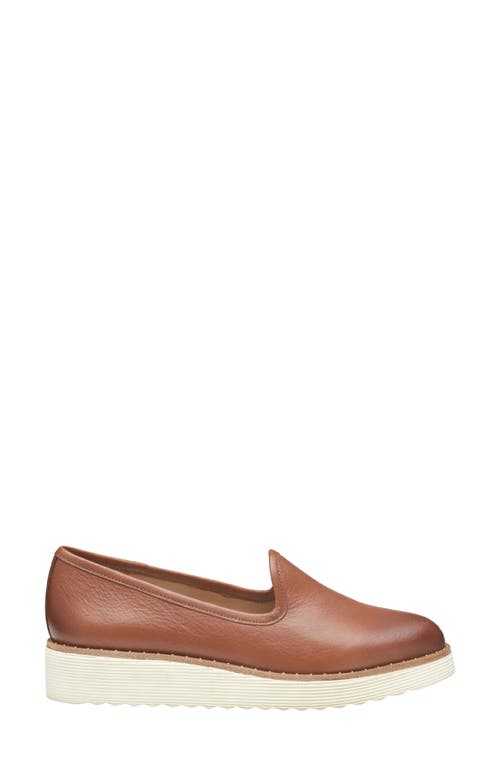 Shop Johnston & Murphy Mitzi Loafer In Cognac Calfskindnu