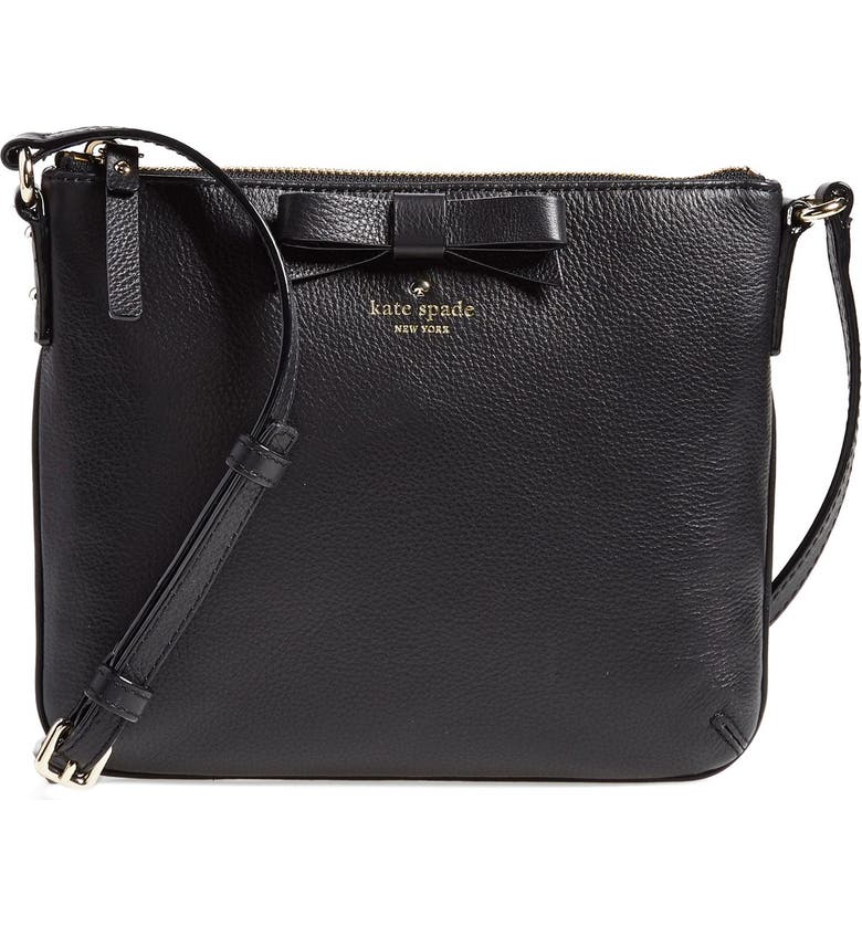 kate spade new york &#39;north court - bow tenley&#39; pebbled leather crossbody bag (Nordstrom ...