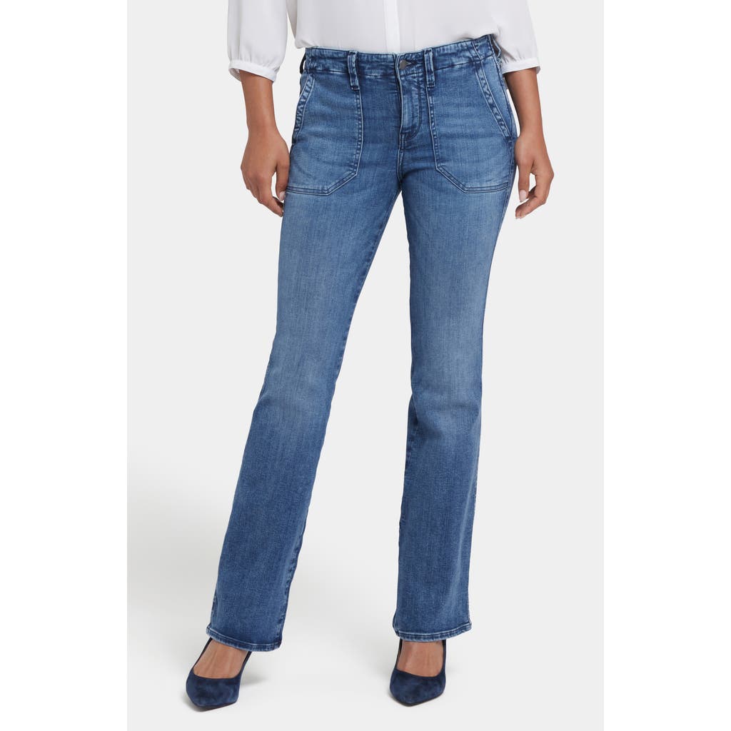 Nydj Barbara Utility Bootcut Jeans In Caliente