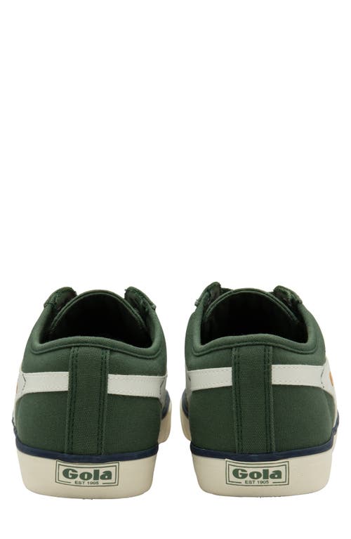 Shop Gola Comet Low Top Sneaker In Evergreen/off White/navy