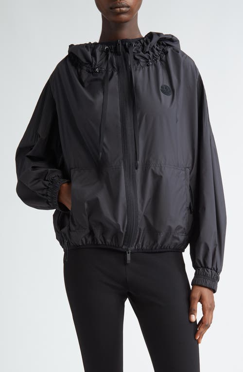 Moncler Auxonne Hooded Jacket Black at Nordstrom,