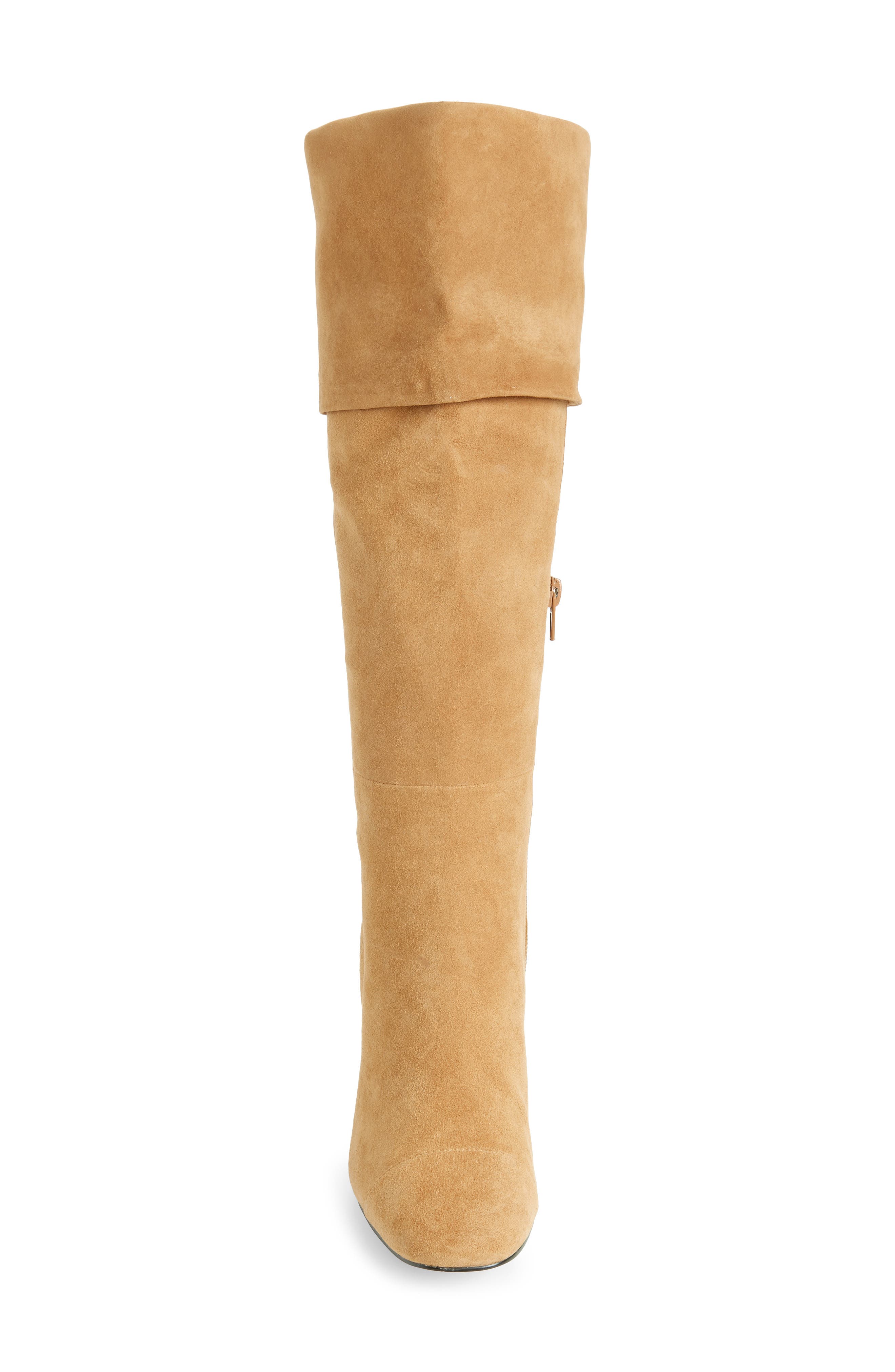 something navy mia knee high boot