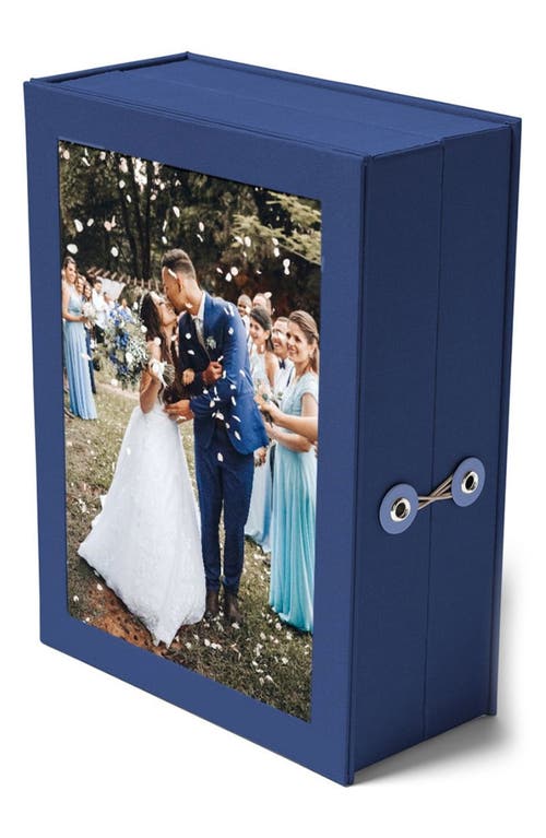 Savor Story Vault Keepsake Box In Blue/ Neutral