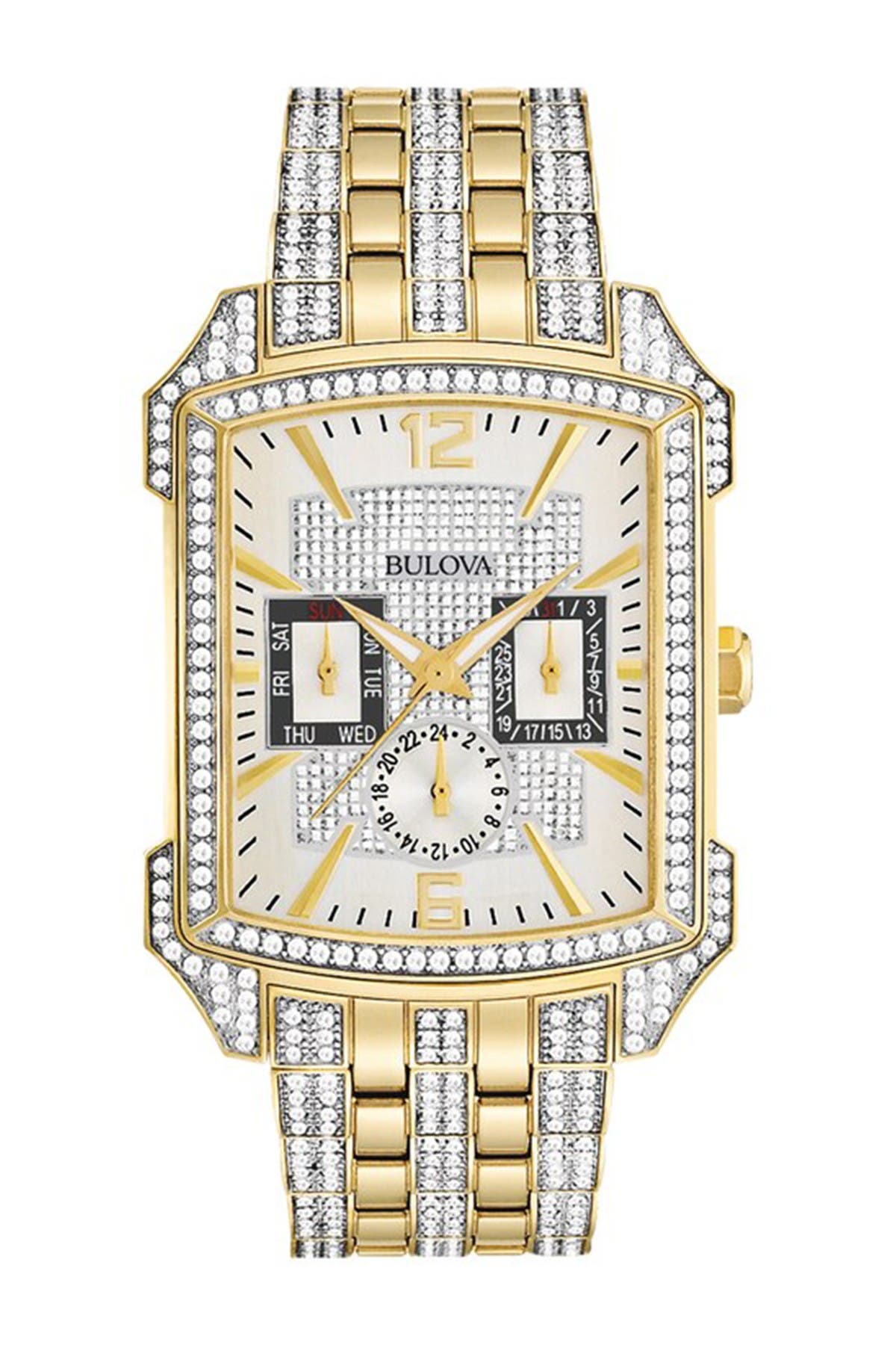bulova men's watch crystal collection