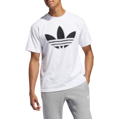 Adidas Originals Trefoil Logo T-Shirt, White