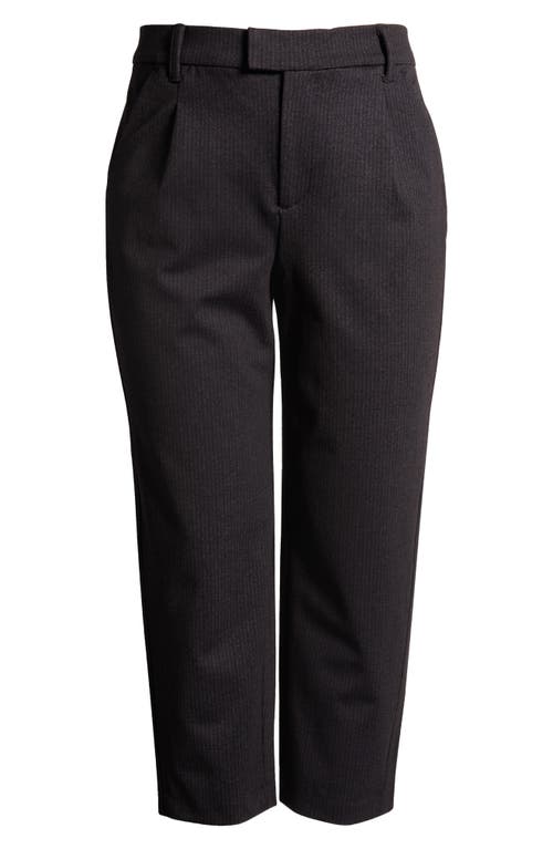 Wit & Wisdom 'ab'solution Skyrise Pleated Ankle Straight Leg Pants In Charcoal Green