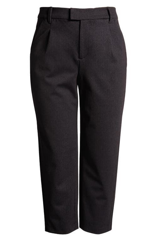 Shop Wit & Wisdom 'ab'solution Skyrise Pleated Ankle Straight Leg Pants In Charcoal Green