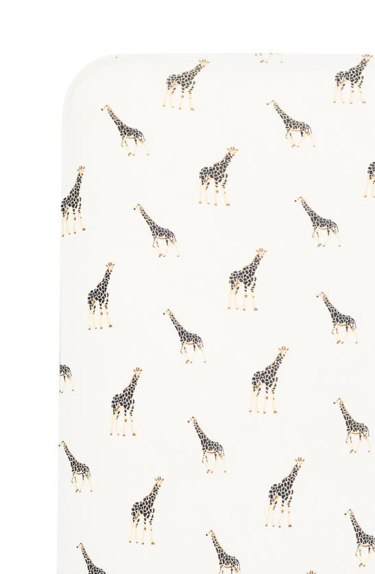 Shop Kyte Baby Jersey Crib Sheet In Giraffe