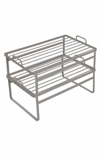 Sorbus Foldable Rack, Pack of 2 - Clear