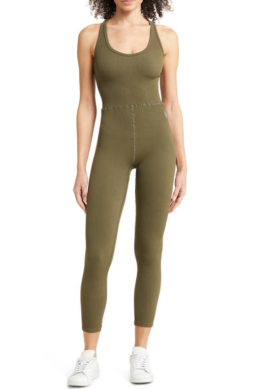 FP Movement Free Throw Jumpsuit in Dark Olive