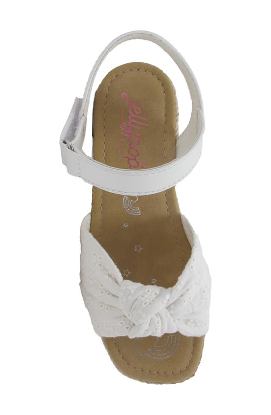 Shop Jellypop Kids' Ulani Espadrille Wedge Sandal In White